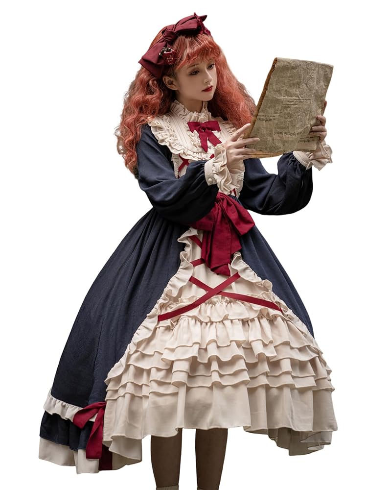 白雪姫　赤紺カチューシャ　王冠　ロリータ ゆめかわ vintage ゴシック SEASONZ ゆめかわ カチューシャ いちご ガーリー 甘め | Pay ID